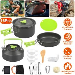 16 Camping Cookware Sets