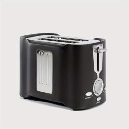 (FST-MBJ-110V)2 Slice Toaster, Quick & Even Results Every Time, Wide Slots Fit Any Size Bread Drop-Down Crumb Tray for Easy Clean Up, Stainless Steel