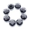 40pcs Black Clear Plastic Ring Boxes Crystal Earrings Jewelry Storage Boxes Display Organizer Case With Foam Insert
