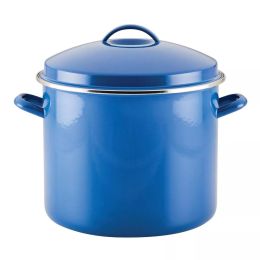 16qt Porcelain Enamel Covered Stock Pot 4 out of 5 stars with 163 reviews 163 (Color: Blue)