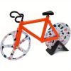 Novelty Bike Pizza Slicer â€“ Durable Stainless Steel Blade & Easy-Clean Design