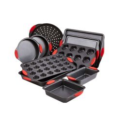 Kitchen Supplies Nonstick Bakeware Set with Handle (Type: Bakeware, Color: Black)