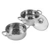 Home Kitchen 304 Stainless Steel Food Steamer Cookware with Lid