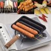 Household Cast Iron Roasting Sausage Skillet for Breakfast